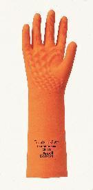 Tan Rubber Premium Gloves, Ansell