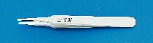 Industrial-Grade Tweezers, Flat, Round Point, Uni-Fit