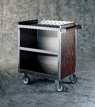 Three-Sided Stainless Steel Carts, Lakeside