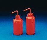 VWR® Red Wash Bottles, Low-Density Polyethylene