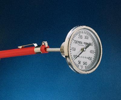 VWR® Bi-Metallic Dial Thermometer, 3/8" NPT Threaded Connection