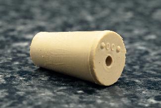 VWR® Pure Gum Rubber Stoppers, One-Hole