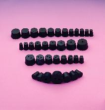 VWR® Black Rubber Stopper Assortment