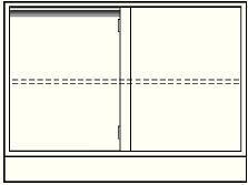 VWR® Contour™ Standing Height Base Cabinet, Right Side Blind Corner