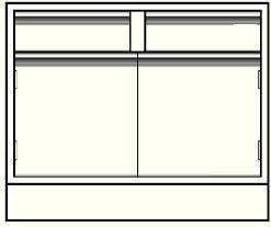 VWR® Contour™ Sitting Height Base Cabinets, Cupboard and Drawer Cabinets