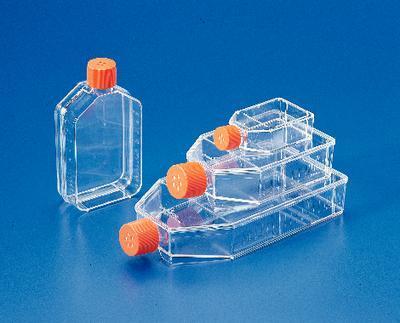 Corning® Polystyrene Tissue Culture Flasks with Vented Caps, Sterile