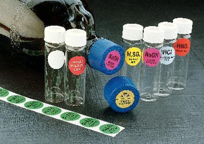 Color-Coded Environmental Sample Labels, I-CHEM™