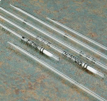 Disposable Milk Pipets, Glass, Sterile, Plugged, Kimble Chase