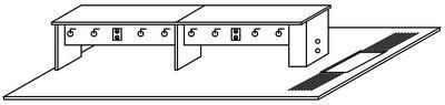 VWR® Contour™ End and Inside Upright Supports