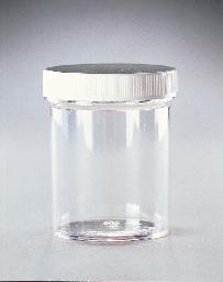 Jar, Polystyrene, Clear, Wide Mouth, Qorpak®