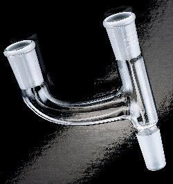 PYREX® Three-Way Connecting Tube with Parallel Sidearm and [ST] Joints, Corning®