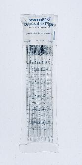 VWR® Disposable Bacteriological Pipets, Glass, Sterile, Plugged