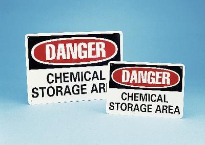 Chemical Danger Series Signs and Labels, National Marker