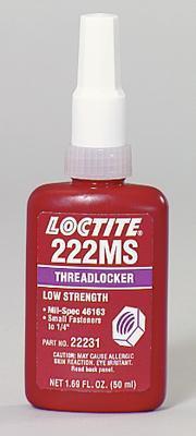 THREADLOCKER 222 BOTTLE-50ML