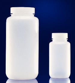 Leak-Resistant Bottles, Polypropylene, Wide Mouth, Wheaton