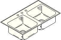 Double Compartment Sinks with Ledgeback, Just Manufacturing