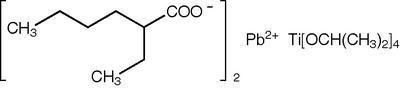 Lead(II) titanium(IV) 2-ethylhexanoate tetraisopropoxide, 99% (metals basis), 50% w/v in isopropanol