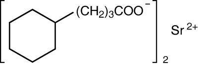 Strontium cyclohexanebutyrate, AAS