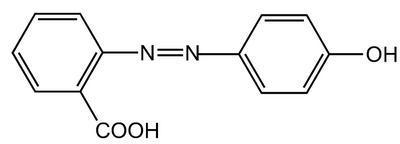 2-(p-Hydroxyphenylazo)benzoic acid, 98+%