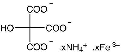 Ammonium iron(III) citrate, brown