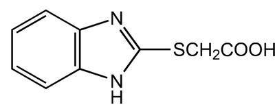 (2-Benzimidazolylthio)acetic acid, 98%