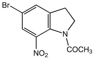 1-Acetyl-5-bromo-7-nitroindoline, 98%