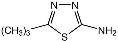 2-Amino-5-tert-butyl-1,3,4-thiadiazole, 97%