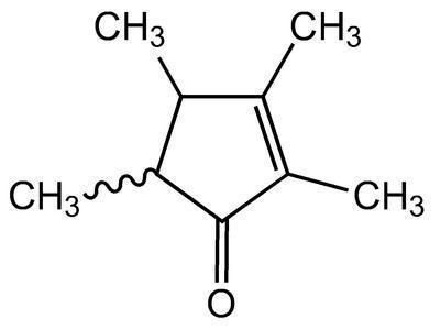 2,3,4,5-Tetramethyl-2-cyclopentenone, cis + trans, 95%