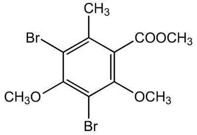 Methyl 3,5-dibromo-2,4-dimethoxy-6-methylbenzoate, 98+%