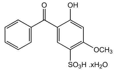 2-Hydroxy-4-methoxybenzophenone-5-sulfonic acid hydrate, tech. 85%, may cont. up to 10% 2-propanol