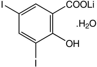 3,5-Diiodosalicylic acid lithium salt monohydrate, 97%