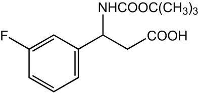 3-(Boc-amino)-3-(3-fluorophenyl)propionic acid, 99%