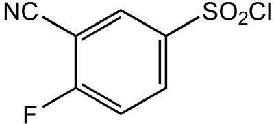 3-Cyano-4-fluorobenzenesulfonyl chloride, 98%