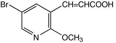 3-(5-Bromo-2-methoxy-3-pyridyl)acrylic acid