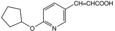 3-(6-Cyclopentyloxy-3-pyridyl)acrylic acid