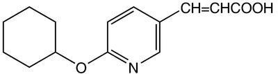 3-(6-Cyclohexyloxy-3-pyridyl)acrylic acid