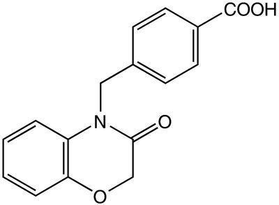 4-[(2,3-Dihydro-3-oxo-4H-1,4-benzoxazin-4-yl)methyl]benzoic acid