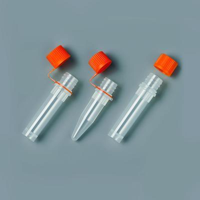 Microcentrifuge Tubes with Screw Caps, Polypropylene, Sterile, Corning®