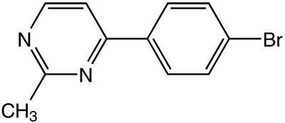 4-(4-Bromophenyl)-2-methylpyrimidine