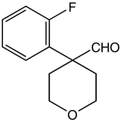 4-(2-Fluorophenyl)tetrahydropyran-4-carboxaldehyde