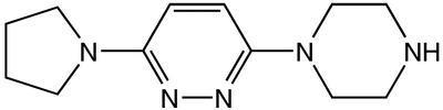 3-(1-Piperazinyl)-6-(1-pyrrolidinyl)pyridazine