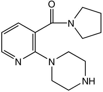 1-[3-(1-Pyrrolidinylcarbonyl)-2-pyridyl]piperazine