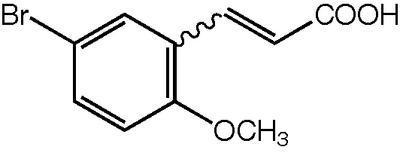 5-Bromo-2-methoxycinnamic acid, 98%