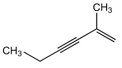 2-Methyl-1-hexen-3-yne, 97%