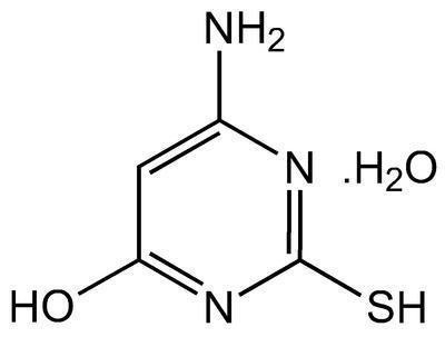 4-Amino-6-hydroxy-2-mercaptopyrimidine monohydrate, 98+%