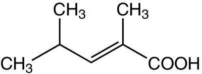 2,4-Dimethyl-2-pentenoic acid, predominantly trans, 99%