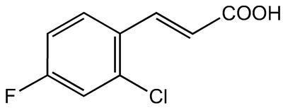 2-Chloro-4-fluorocinnamic acid, 97%