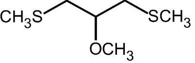 1,3-Bis(methylthio)-2-methoxypropane, 96%