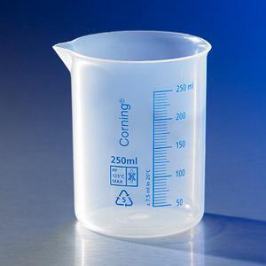 Corning® Reusable Plastic Low Form Beakers, PP