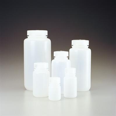 Nalgene® High-Density Polyethylene Economy Bottles Bulk Pack, Wide Mouth, Thermo Scientific